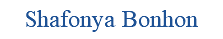 Shafonya Bonhon